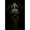 Karanlıkta Parlamalı Seksi Göğüs Üzeri Harness - Parti Giyim - APFT218