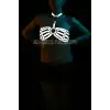 Karanlıkta Parlayan Seksi Reflektörlü Sütyen Harness - APFT224