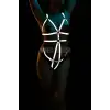 Karanlıkta Yansıyan Kadın Body Harness, Seksi Refletkörlü Bayan Harness - APFT441