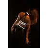 Karanlıkta Yansıyan Reflektörlü Zincirli Harness Takım, Dancewear, Partywear - APFT1365