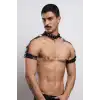 Kol - Boyun - ve Omuz Detaylı Şık Erkek Harness, Erkek Partywear - APFTM90
