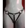 Lastik Tanga Harness - Seksi Harness Külot - Erotik Lastik Harness İç Çamaşırı - APFT572