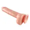 Pembe Tilki Vakum Tabanlı Ten Rengi Realistik Dildo 21cm