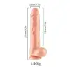 Pembe Tilki Vakum Tabanlı Ten Rengi Realistik Dildo 21cm