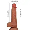 Realistik Dildo – 19,5 cm Güçlü Vakum Tabanı