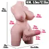 Realistik Shemale Torso Mastürbatör 5,5 KG– Vajina, Anal, Göğüs ve Esnek Dildo Özellikli