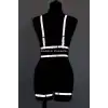 Reflektörlü Full Body Harness, Karanlıkta Yansıyan Dansçı Aksesuar - APFT461
