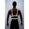 Reflektörlü (Karanlıkta Parlayan) Göğüs Harness, Clubwear, Tarz Erkek Vücut Aksesuar - APFTM40