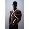 Reflektörlü (Karanlıkta Parlayan) Pantolon Askısı, Reflektörlü Clubwear, Göğüs Harness - APFTM84
