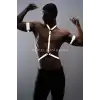 Reflektörlü Karanlıkta Yansıyan (Reflektörlü) Erkek Göğüs ve Pazu Harness Takım - APFTM15
