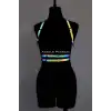 Renkli Reflektörlü Göğüs Harness, Karanlıkta Parlayan Göğüs Harness - APFT205