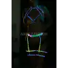 Renkli Reflektörlü Seksi Jartiyer Harness Takım - APFT325