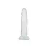 Şeffaf Fosforlu Silikon Dildo 13 cm