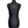 Seksi Deri Omuzdan Baglamalı Göğüs Harness - APFT916