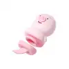 Sevimli Domuz Figür Dil Vibratör Pembe