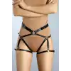 Şık Deri Seksi Külot Harness - APFT1029