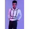 Şık Erkek Deri Göğüs Harness - APFTM40