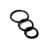 Siyah Penis Halkası Set 3’lü