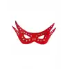 Tegan Deri Fantezi Kırmızı  Parti Maskesi TG275427
