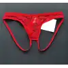 Tegan Seksi Dantelli Arkası Açık Seksi Kırmızı Erkek Külot TG274627