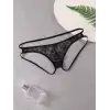 Tegan Seksi Dantelli Arkası Açık Seksi Siyah Erkek Külot TG274626