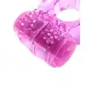 Titreşimli Pembe Silikon Penis Halkası