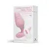 Uzaktan Kumandalı Şarjlı Titreşimli Anal Plug Pembe (10,49 cm)