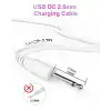 Vibratör İçin DC Uçlu USB Şarj Kablosu 30 cm