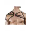 Zımba Detaylı Seksi Erkek Üst Harness - APFTM66