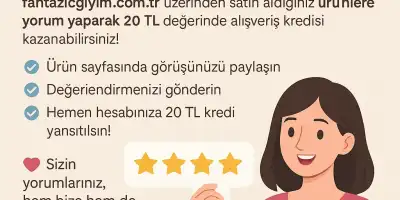 Yorum Yapın 20 ₺ Kazanın