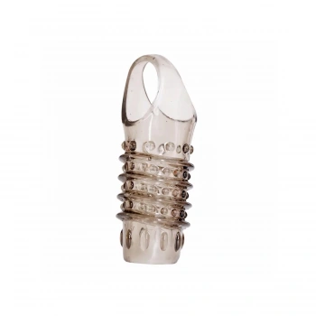 Tırtıklı Penis Kılıfı Şeffaf