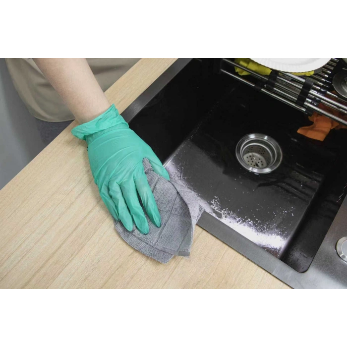 Pureza Gri Rulo Mikrofiber Temizlik Bezi 30X30 cm 20li- Mutfak, Banyo, Cam ve Araba Için