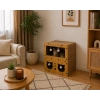 Pureza Ahşap Kedi Evi & Karton Tırmalama Alanı