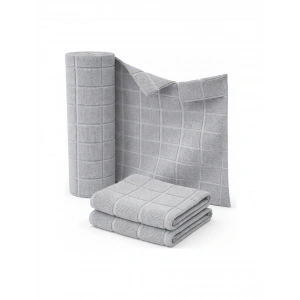 Pureza Gri Rulo Mikrofiber Temizlik Bezi 30X30 cm 20li- Mutfak, Banyo, Cam ve Araba Için