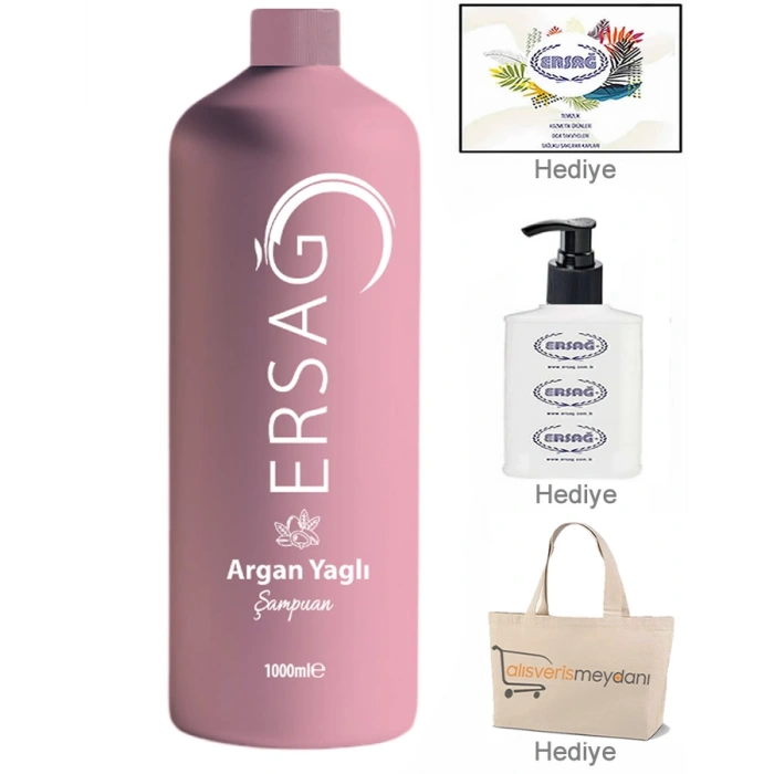 Ersağ Argan Yağlı Şampuan - 1000 ML