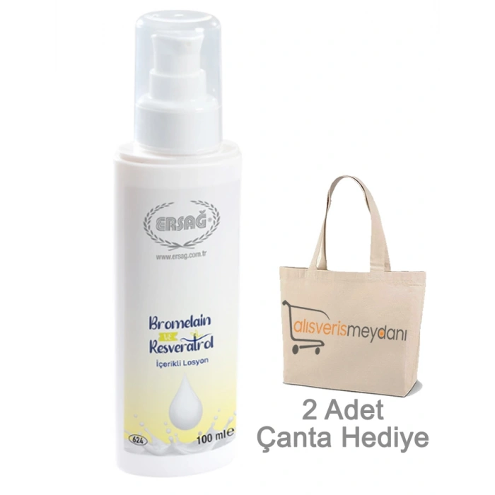 Ersağ Bromelain ve Resveratrol İçerikli Losyon - 100 ML