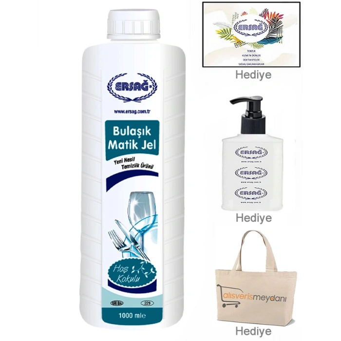 Ersağ Bulaşık Matik Jel - 1000 ML