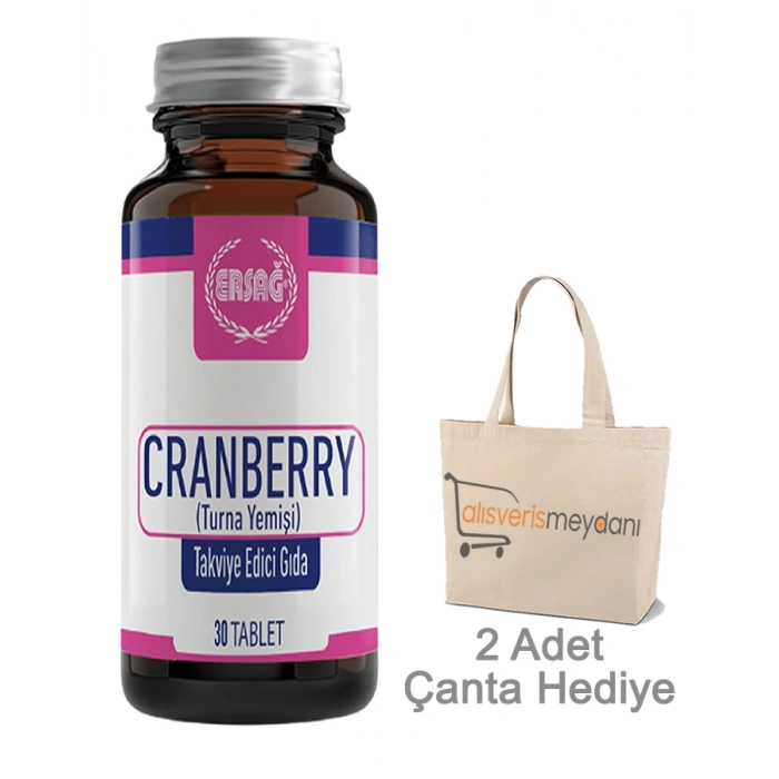 Ersağ Cranberry (Turna Yemişi) - 30 Tablet