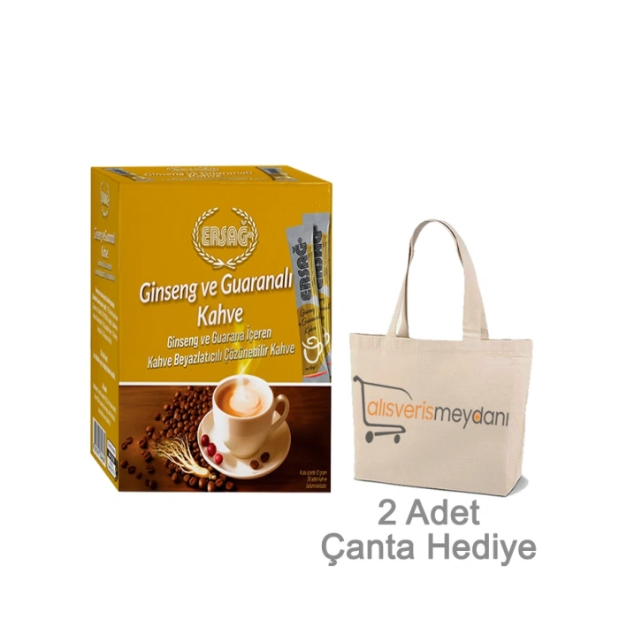 Ersağ Ginseng ve Guaranalı Kahve - 20 Poşet