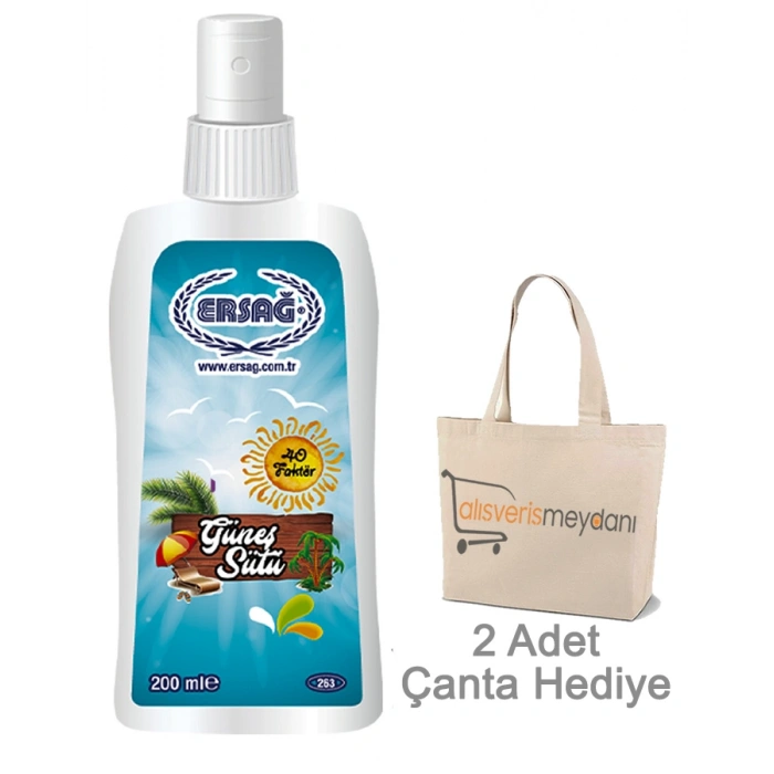 Ersağ Güneş Sütü - 200 ML