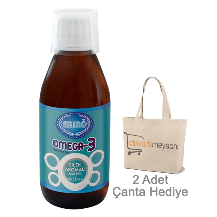 Ersağ Omega 3 (Çilek Aromalı) - 100 ML