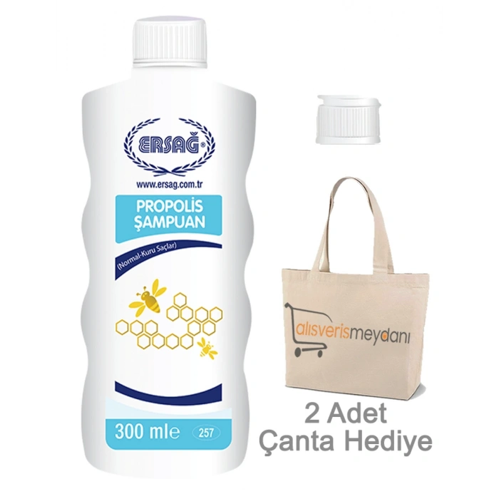 Ersağ Propolisli Şampuan (Normal - Kuru Saçlar) - 300 ML