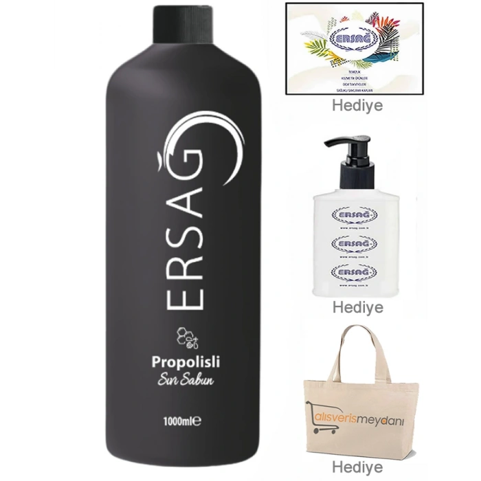 Ersağ Propolisli Sıvı El Sabunu - 1000 ML