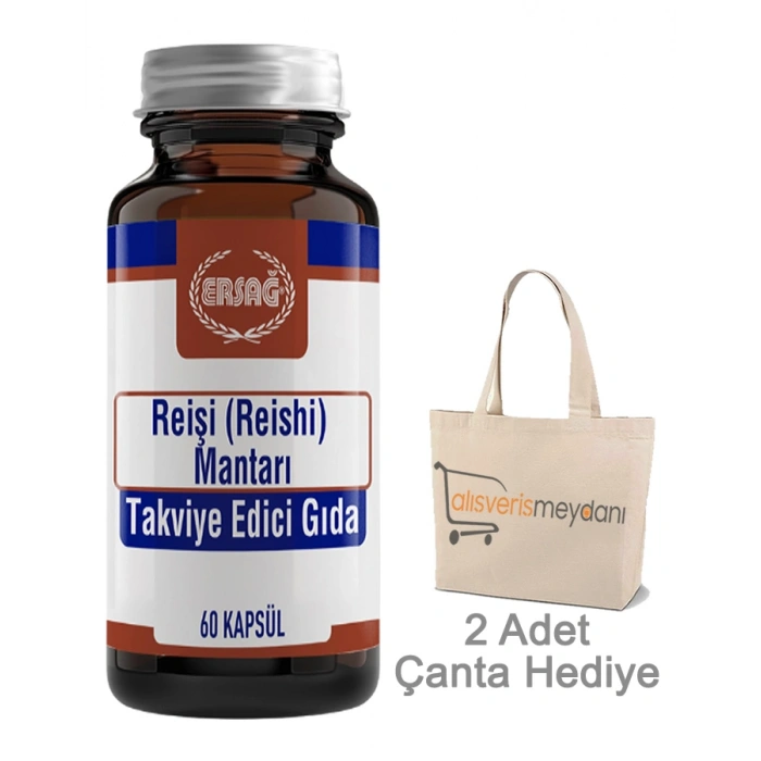 Ersağ Reişi (Ganoderma) Mantarı - 60 Kapsül