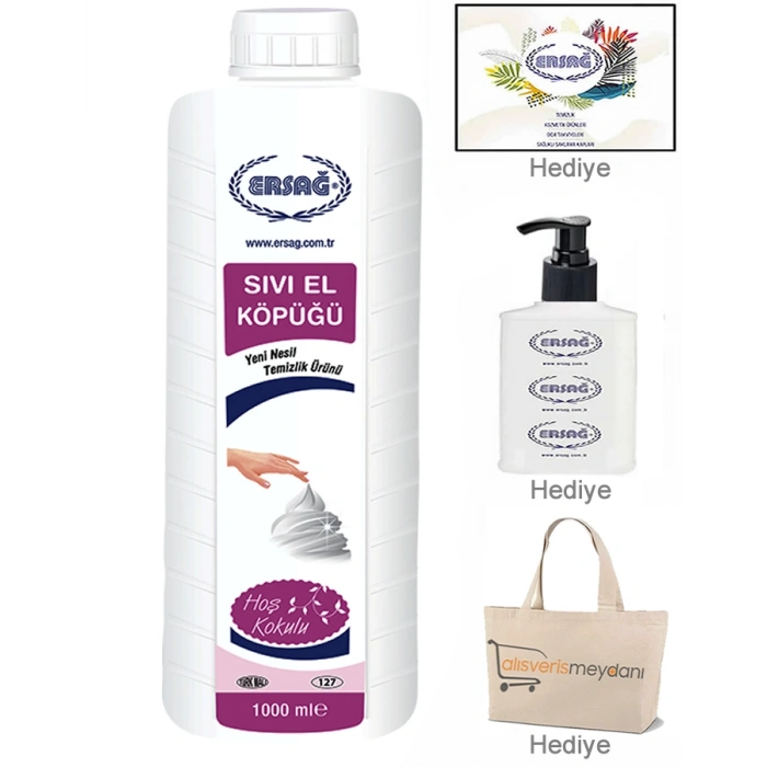 Ersağ Sıvı El Köpüğü - 1000 ML