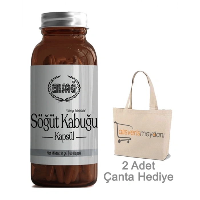 Ersağ Söğüt Kabuğu - 60 Kapsül