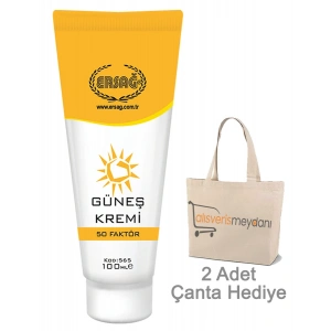 Ersağ Güneş Kremi 50 Faktörlü - 100 ML