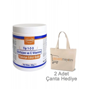 Ersağ Kollajen (Tip 1-2-3) ve C Vitamini - 200 GR