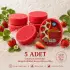 Internatural Çilekli Süngerli Bitkisel Banyo Sabunu 5li Paket (5 x 120 g)