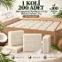 Internatural Hindistan Cevizi Bitkisel Sabun 120 g - 200 Adet (1 Koli)